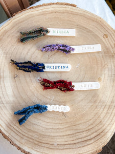 Personalized wedding details