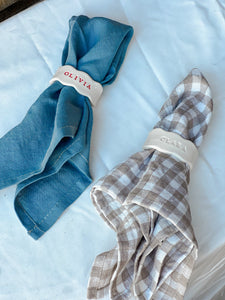 Personalized wedding details