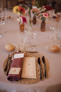 Personalized wedding details